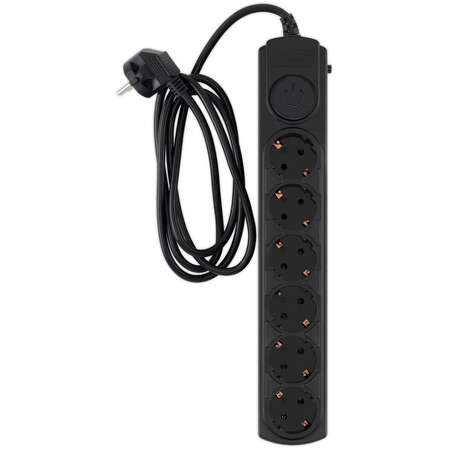 Сетевой фильтр Ippon BK-6-EU-1.8-10-B 6 розеток 1.8м черный