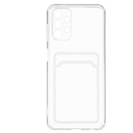 Чехол для Samsung Galaxy A52/A52S Zibelino Silicone Card Holder прозрачный