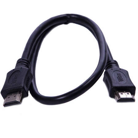 Кабель HDMI-HDMI v2.0 0.5м Wize (C-HM-HM-0.5M) черный