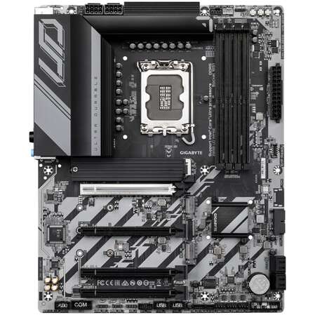 Материнская плата Gigabyte Z890 UD WiFi6E Z890 Soc-1851 4xDDR5, 4xSATA3, RAID, 3хM.2, 4xPCI-E16x, 5xUSB3.2, 1xUSB3.2 Type C, DP, WiFi, 2.5Glan, ATX