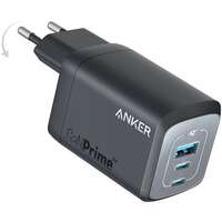 Сетевое зарядное устройство Anker Prime GaN Wall Charger A2669313 67W 2хUSB-C + USB черное