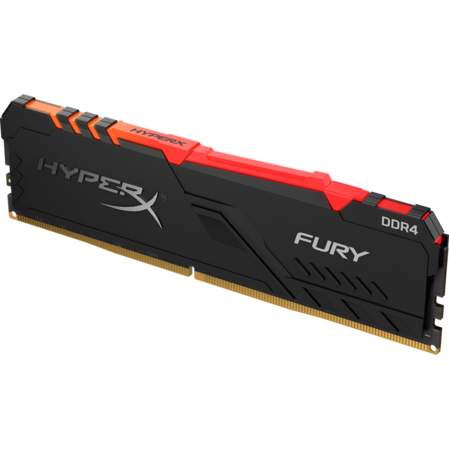 Модуль памяти DIMM 8Gb DDR4 PC28800 3600MHz Kingston HyperX Fury RGB Black (HX436C17FB3A/8)    