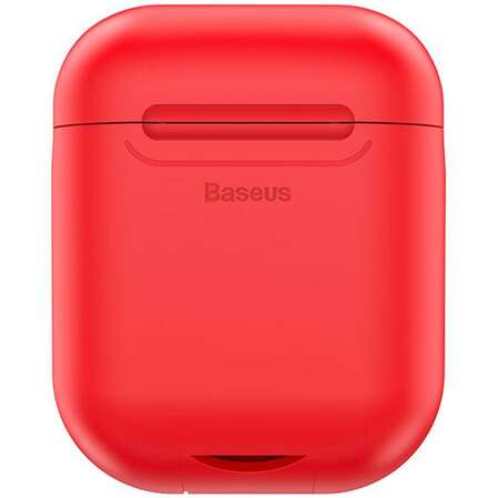Чехол Baseus wireless charger для Apple AirPods WIAPPOD-09 красный