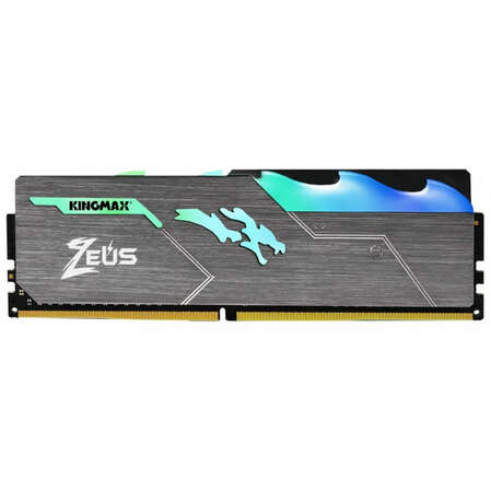 Модуль памяти DIMM 8Gb DDR4 PC24000 3000MHz Kingmax Zeus Dragon RGB XMP2.0 CL16 Aurasync (KM-LD4-3000-8GRS)