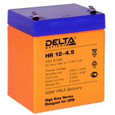 Батарея Delta HR 12-4.5, 12V 4.5Ah