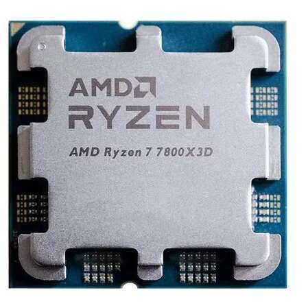 Процессор AMD Ryzen 7 7800X3D, 4.2ГГц, (Turbo 5.0ГГц), 8-ядерный, L3 96МБ, Сокет AM5, OEM