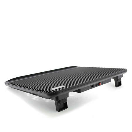 Подставка охлажд. Crown CMLC-1101 для ноутбука до 17", 2 вен. 160 мм, black