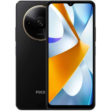 Смартфон Poco C61 4/128GB RU Black