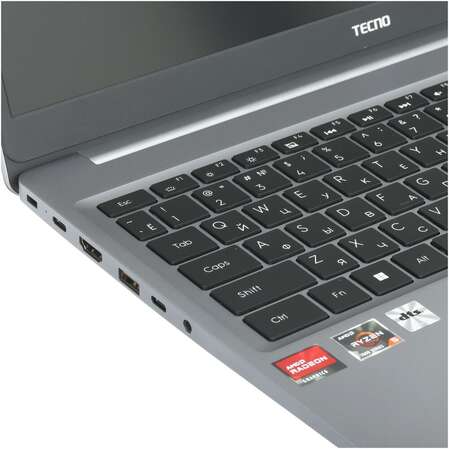 Ноутбук TECNO MegaBook K15SDA AMD Ryzen 5 7430U/16Gb/1Tb SSD/15.6" FullHD/Win11 Grey
