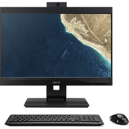 Моноблок Acer Veriton Z4860G 23.8" FullHD Pentium G5420/4Gb/128Gb SSD/DVD-RW/Kb+m/Linux Black