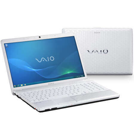 Ноутбук Sony VPC-EH1E1R/W B940/4G/320/DVD/15.5"/bt/Win7 HB64 white