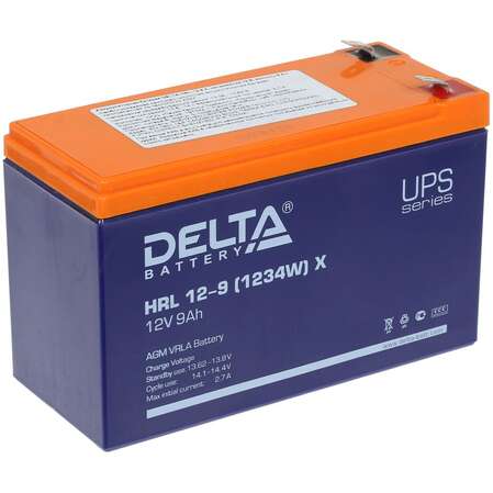 Батарея Delta HRL 12-9 (12-34W) 12V 9Ah (Battary replacement APC rbc17, rbc24, rbc110, rbc115, rbc116, rbc124, rbc133)