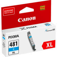 Картридж Canon CLI-481C XL для TS6140, TR7540, TR8540, TS8140, TS9140. Голубой