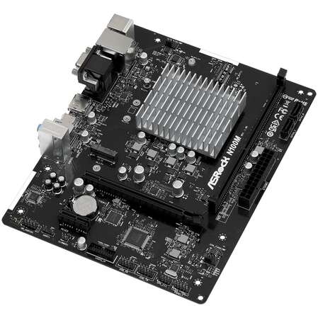 Материнская плата ASRock N100M, DDR4, GLan mАTX