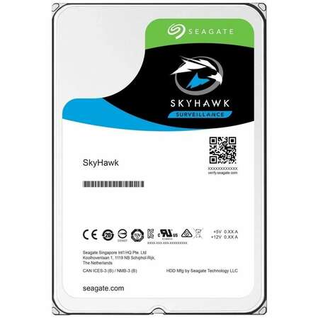 Внутренний жесткий диск 3,5" 2Tb Seagate (ST2000VX015) 256Mb 5900rpm SATA3 SkyHawk