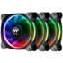 Вентилятор 140x140 Thermaltake Riing Plus 14 RGB Radiator Fan TT Premium Edition (3-Fan Pack) (CL-F056-PL14SW-A) PWM + RGB LED Controller