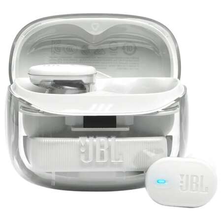 Bluetooth гарнитура JBL Tune Buds 2 Ghost Edition White