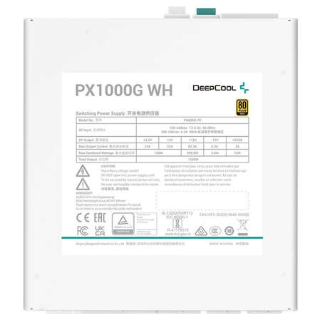 Блок питания 1000W Deepcool PX1000G WH
