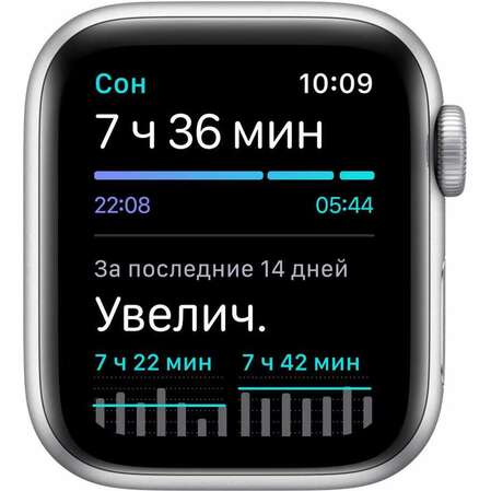 Умные часы Apple Watch SE GPS 40mm Silver Aluminium Case with White Sport Band MYDM2RU/A