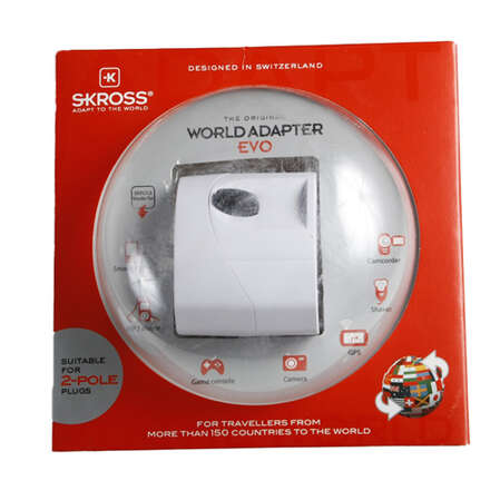 Адаптер питания Skross World Adapter Evo, белый (32452)
