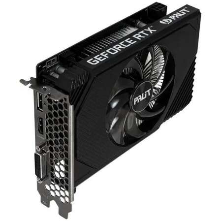 Видеокарта Palit GeForce RTX 3050 8192Mb, StormX V1 8G (NE63050018P1-1070F) 1xDVI-D, 1xHDMI, 1xDP, Ret