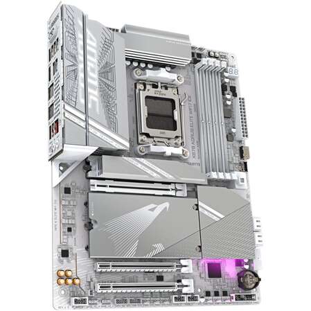 Материнская плата Gigabyte X870 AORUS Elite Wifi7 Ice Socket-AM5 AMD X870 4xDDR5, 4xSATA3, RAID, 4xM.2, 3xPCI-E16x, 6xUSB3.2, 2xUSB3.2 Type C, DP, HDMI, Glan, ATX Ret