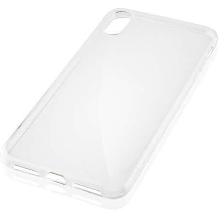 Чехол для Apple iPhone Xs Max Brosco Силиконовая накладка, прозрачный