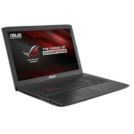 Ноутбук Asus ROG GL552VX Core i5 6300HQ/8Gb/2Tb+128Gb SSD/NV GTX950M 2Gb/15.6" FullHD/DVD/Dos Gray