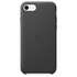 Чехол для Apple iPhone SE (2020) Leather Case Black