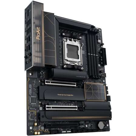 Материнская плата ASUS ProArt X870E-Creator WiFi X870E Socket AM5 4xDDR5, 4xSATA3, RAID, 4xM.2, 3xPCI-E16x, 7xUSB3.2, 3xUSB3.2 Type C, DP, HDMI, WiFi, 2xGlan, ATX