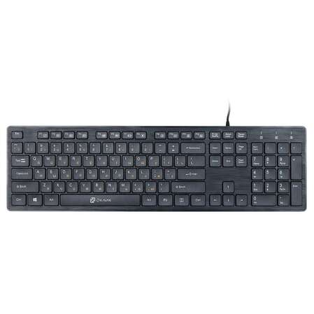 Клавиатура Oklick 520M2U Black slim Multimedia