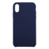 Чехол для Apple iPhone Xr Brosco Softrubber темно-синий