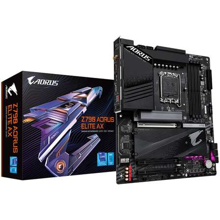 Материнская плата Gigabyte Z790 AORUS Elite Z790 Socket-1700 4xDDR5, 6xSATA3, RAID, 4xM.2, 3xPCI-E16x, 5xUSB3.2, 1xUSB3.2 Type C, DP, HDMI, 2.5Glan, ATX 