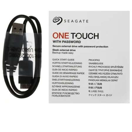 Внешний жесткий диск 2.5" 1Tb Seagate (STKY1000400) USB3.0 One Touch Черный