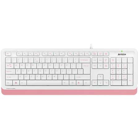 Клавиатура A4Tech Fstyler FK10 White/Pink