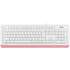 Клавиатура A4Tech Fstyler FK10 White/Pink