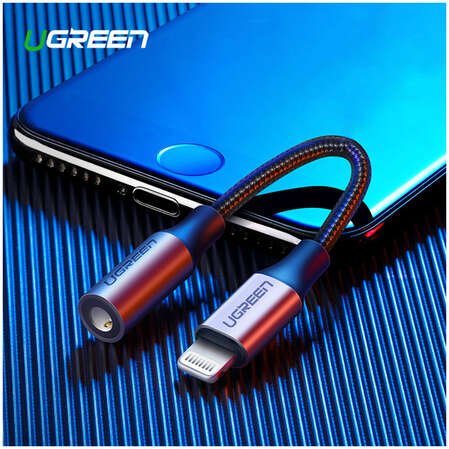 Адаптер Ugreen Lightning to Jack 3.5 для подключения наушников US211 (30756)