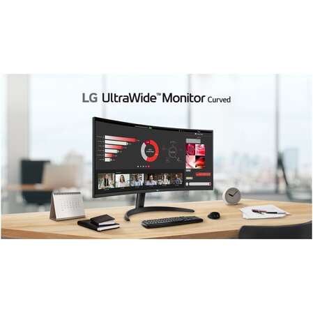 Монитор 34" LG UltraWide 34WR50QK-B VA 3440x1440 5 ms HDMI, DisplayPort