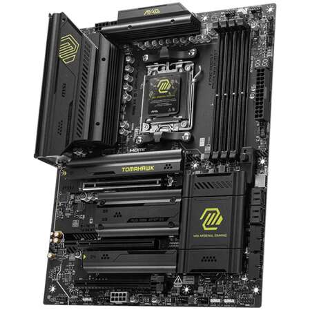 Материнская плата MSI MAG X870 Tomahawk WiFi Socket-AM5 AMD X870 4xDDR5, 4xSATA3, RAID, 4xM.2, 3xPCI-E16x, 5xUSB3.2, 1xUSB3.2 Type C, DP, HDMI, WiFi, 5Glan, ATX Ret