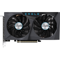 Видеокарта Gigabyte GeForce RTX 3050 8192Mb, Eagle 8G (GV-N3050EAGLE-8GD) 2xHDMI, 2xDP, Ret 