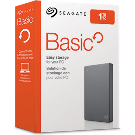 Внешний жесткий диск 2.5" 1Tb Seagate (STJL1000400) USB3.0 Basic Черный