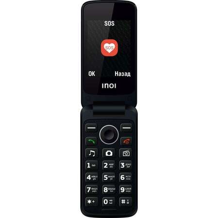 Мобильный телефон Inoi 247B Black с док-станцией