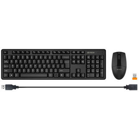 Клавиатура+мышь A4Tech 3330N Black USB