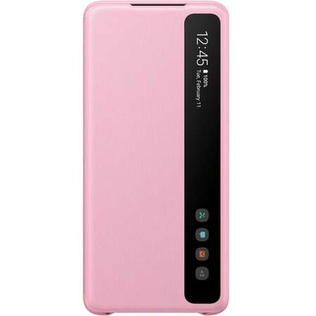 Чехол для Samsung Galaxy S20+ SM-G985 Smart Clear View Cover розовый
