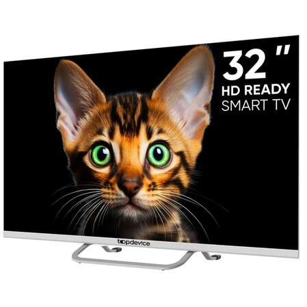 Телевизор 32" Topdevice TDTV32BS02H_WE (HD 1366x768, Smart TV) белый