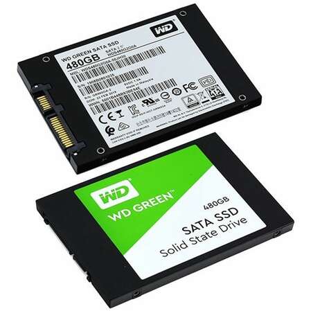 Внутренний SSD-накопитель 480Gb Western Digital Green WDS480G3G0A SATA3 2.5" 