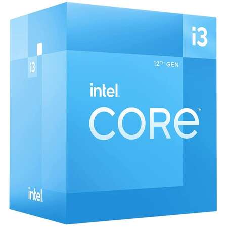 Процессор Intel Core i3-12100, 3.3ГГц, (Turbo 4.3ГГц), 4-ядерный, 12МБ, LGA1700, BOX