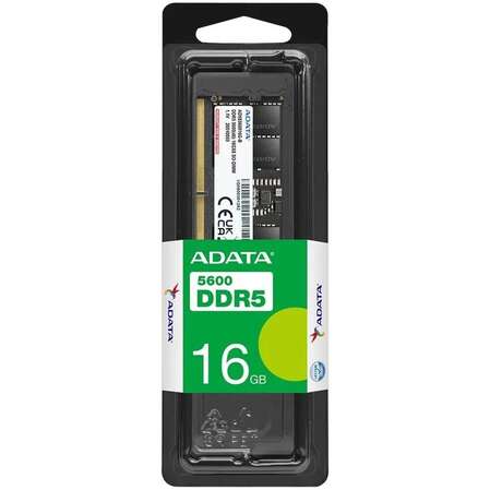 Модуль памяти SO-DIMM 16Gb DDR5 PC44800 5600MHz ADATA (AD5S560016G-S)