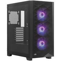 Корпус ATX Miditower PcCooler C3D510 BK ARGB Black