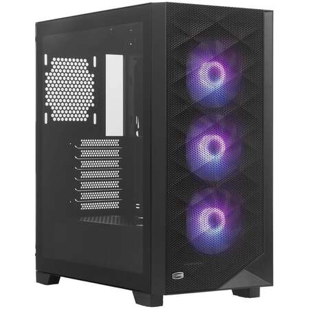 Корпус ATX Miditower PcCooler C3D510 BK ARGB Black